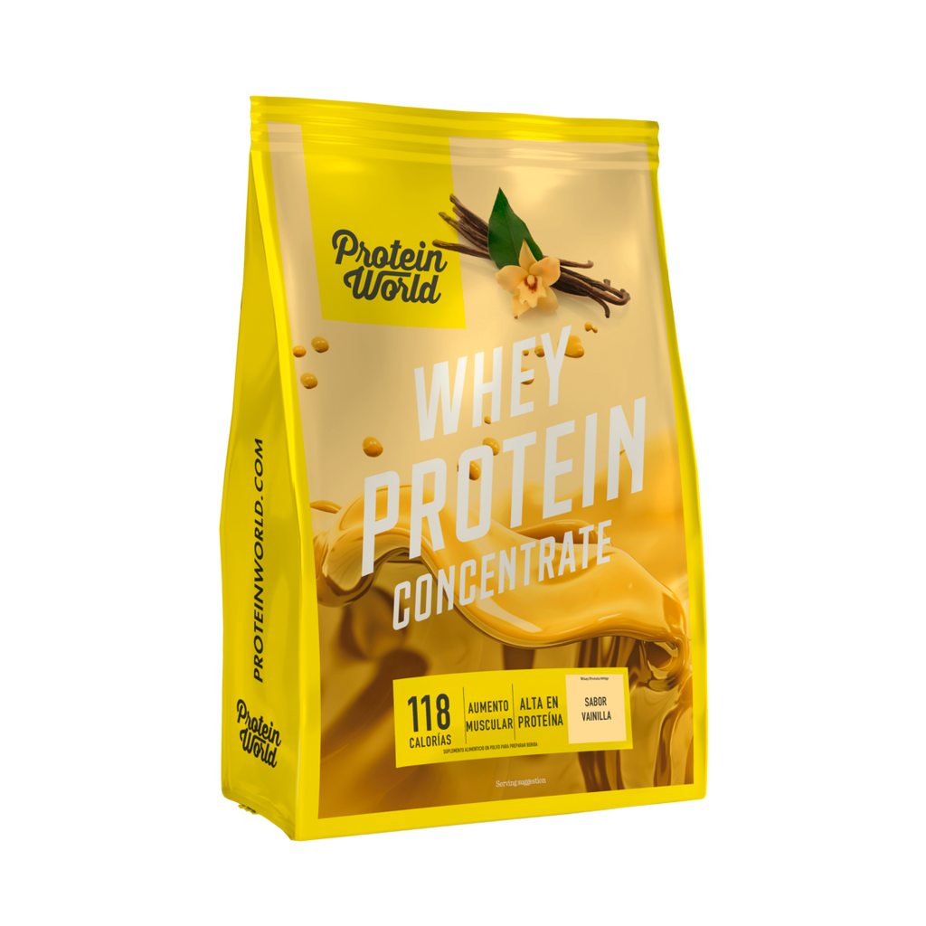 Whey Protein Concentrate: Vainilla - 900g + SHAKER GRATIS