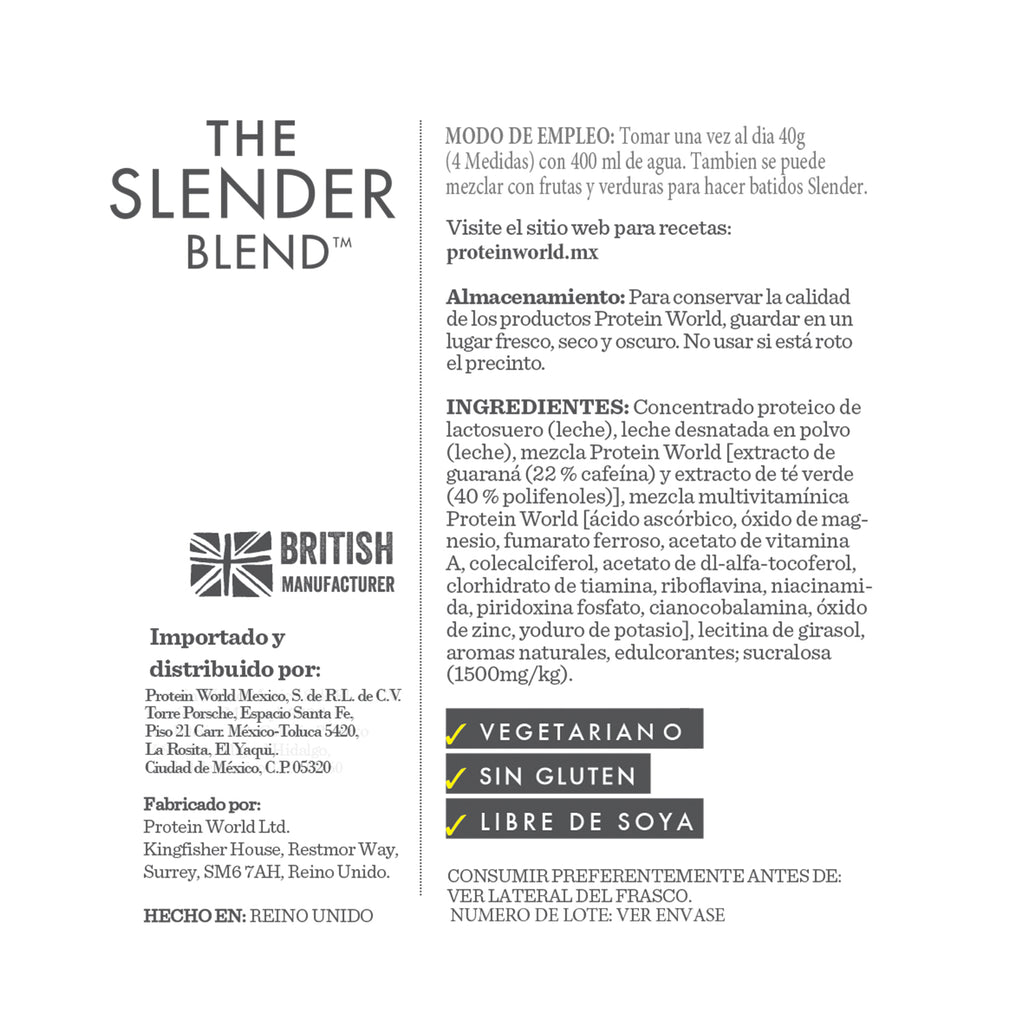 The Slender Blend: Banana - 600G
